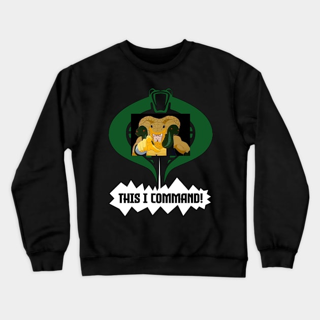 The Cobra Emperor Crewneck Sweatshirt by Silent N